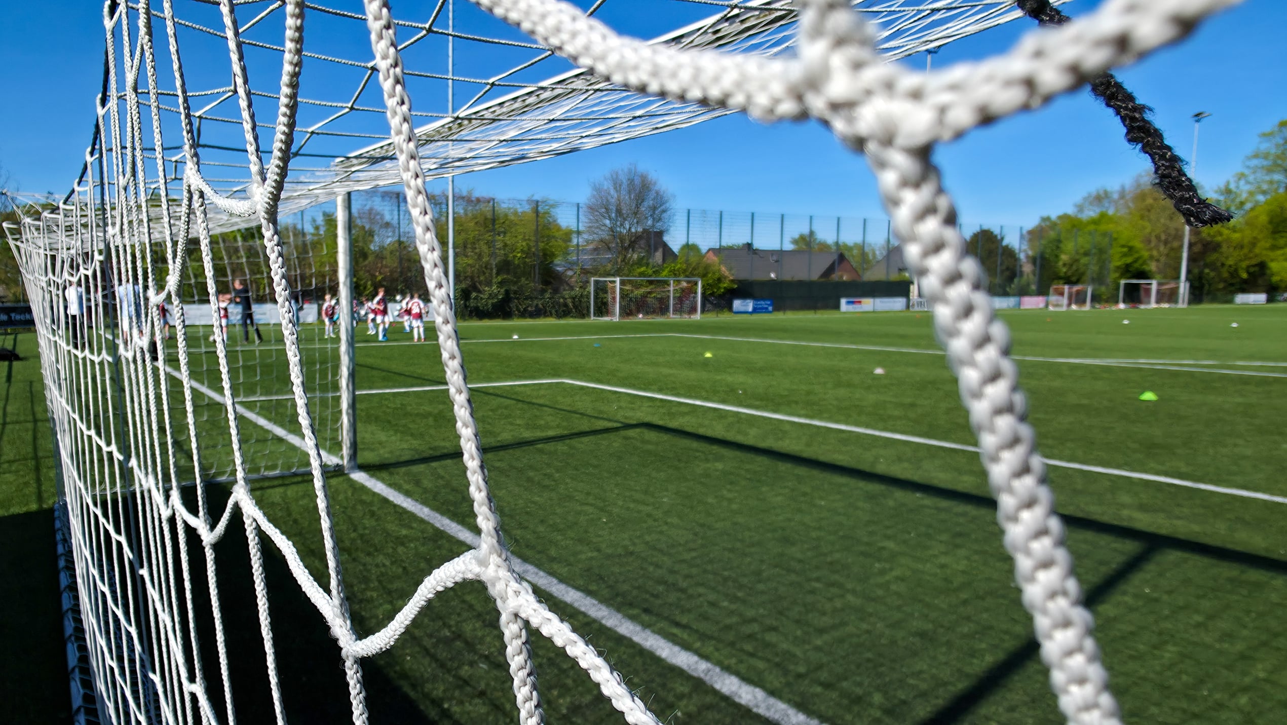 Torwart beim Training des TuS Graf Kobbo