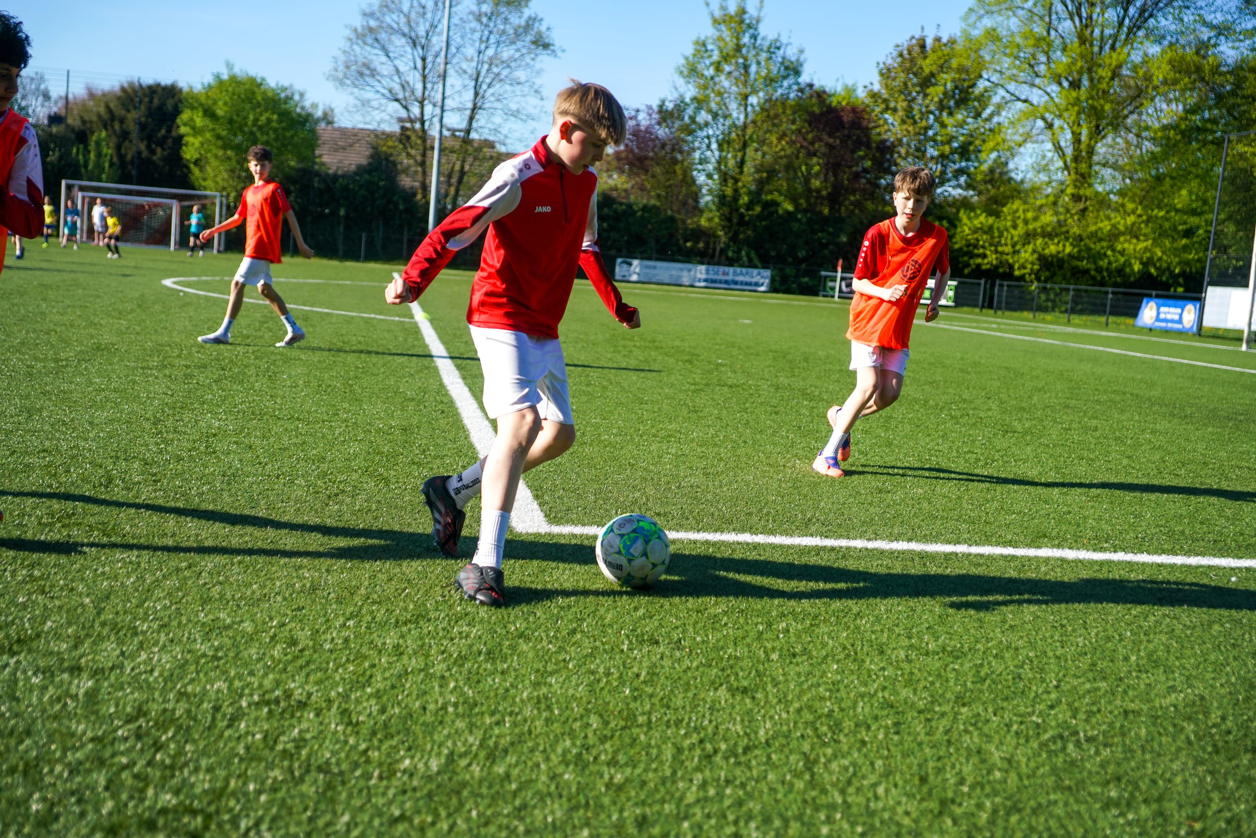 Fußballtraining beim TuS Graf Kobbo